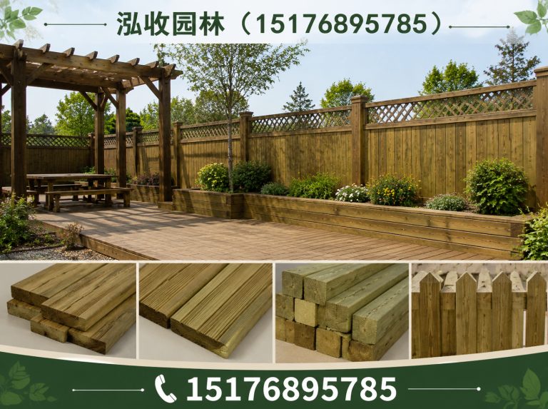 仙桃京津冀防腐木工程展示图